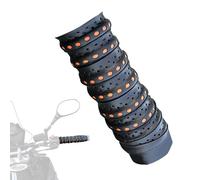 Generico Avvolgimento Impugnatura Manubrio - Set Di Tappi Terminali In PU E Nastro Di Finitura, Copertura Manubrio Moto Antiscivolo, Accessorio Per Guida Resistente All'usura, Nastro Per Impugnatura