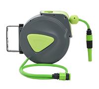 Generico Avvolgitubo Automatico Retrattile a Parete 10+1 m,Verde,3.55kg,143896