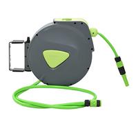 Generico Avvolgitubo Automatico Retrattile a Parete 20+2 m,Verde,7.5kg,143897