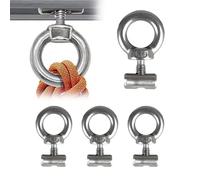 Generico Awning End Stoppers - Stainless Steel End Stoppers, Multipurpose Lifting Eye Nut Fastener for Caravan Motorhome Campervan | Camping Tent, Awning Rail Accessories