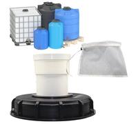 Generico b Tote Filter Cap Adapter Kit - Water Tote Hose Adapter With 45° 90° Elbow Connectors, b Tank Filter Cap Fittings For Water Storage Container Garden Irrigation Hose Connection