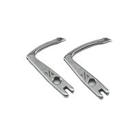 Generico B927 Set Crochet a Letto Piatto e Base del Braccio Curvo, compatibilità con la cucitrice a Catenella a Doppio ago Jack 927(B927 1-4 Hook)