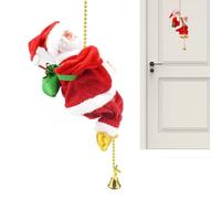 Generico Babbo Natale Che Si arrampica - Decorazione con di Perline, Giocattolo Musicale a Batteria, Decorazione, Figura Animata Natalizia | Espositore Decorativo per la Camera da 'Appa