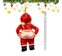 Genérico Babbo Natale Decor, 3D Acrylic Decorations, Christmas Decorations, Home Seasonal Decor, Figurine For Backpack Men Women Keychains Rearview Mirrors Home