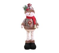 Generico Babbo Natale Farcito - Peluche Rosso Da Scaffale Da 23,62x7,08 Pollici, Bambola Con Gambe Retrattili, Simpatico Bomboniera Per Feste In Morbido Peluche | Decorazione Per Feste Di Complea