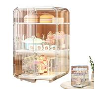 Generico Baby Bottle Organizer, Toddler Cutlery Organizer Vertical Dustproof Storage Rack with Lid, Covered Holder for Bottles, Cups, Utensils, Kitchen Table, Nursery, Fridge, Closet