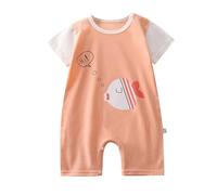 Generico Baby Neonato Pagliaccetto Pigiama Bambino Tutine Jumpsuit Vestiti per Bambini Outwear tinta unita neonati Neonata Bebè
