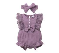 Generico Baby Neonato Pagliaccetto Tutina Bambino Tutine Jumpsuit Ragazzi Ragazze Dolce Morbido e Traspirante per Bambina 0-18 Mesi