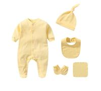 Generico Baby Neonato Pagliaccetto Tutine per neonati Jumpsuit Ragazzi Ragazze Stampa Carina Body tinta unita Bambina 0-18 Mesi