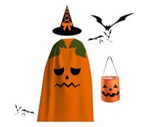 Generico Baby Pumpkin Costume, Halloween Outfit Set, 11.81x9.84 inches Festive Simulation Clothing, Soft Comfortable Fabric, Easy Wear Design for Classroom Celebration Family Pretend Play Event