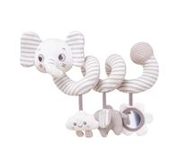 Generico Baby Toys for Car Seat - Soft Hanging Activity Toyss | Infant & Toddler | Sensory Development, Crinkle, Rattles & Mirror | Stroller & Travel Friendly