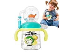 Generico Baby Water Cup - 1x Cute Squirt Fountain Sippy 300ml | Tritan Toddler Drinking Cups | Colorful Kids Cups With Straws And Lids, Creative Spray Bottle Sippy For Boys, Girls, And Preschoolers