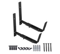 Generico BACCHETTICHE FOWER Box - Porta della Scatola di Fiori per Ringhiere | Thotochi di Fioriera Rust - per Mazzo | Balcone, Recinzione O Patio | Staffe per Piante in Metallo Este