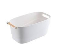 Generico Bacinella per Immersione Mani Stile Giapponese in Pp Bianco Non Si Rompe Amica della Pelle per Manicure Fai da Te a Casa
