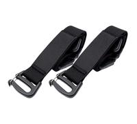 Generico Backpack Buckle Strap Set, PP 2-Pieces Quick-Adjust Expansion External Straps Outdoor Gear Organizer for Bags, Travel, Hiking, Backpack Carrying Usage