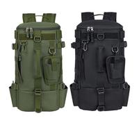 Generico Backpack Fishing - Tackle Storage Rucksack, Rod Holder Gear Pack, Waterproof Bait Organizer, Outdoor Hiking, Motorcycle Travel Carry Bag, Kayak Trip Equipment, Beach Picnic Camping