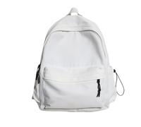 Generico Backpack Leisure Campus Five Bag Youth Fashion Schoolbag Borsa Da Ufficio per (White, One Size)