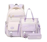 Generico Backpack Set, School Bookbag, Cute Pen Pouch and Knapsack Tote, Spacious Backpack Combo for Boys Girls Kids Travel Preschool, Daily Commute Outdoor Camping Weekend Trips Everyday Adventures