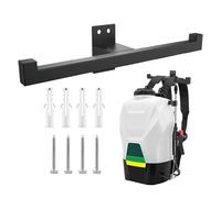 Generico Backpack Sprayer Wall Mount - Wrought Iron Hook Storage Rack for Leaf Blowers | Garage Organizer Bracket for Lawn Care Tools | Sturdy Garden Shed Hanging System with Mounting Screws