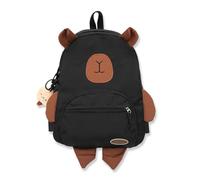 Generico Backpacks for Students, Capybara Backpack for Kids, Large Capacity, Cute for School and Leisure (Black)