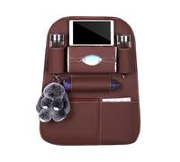 Generico Backseat Car Organizer - Maximise Passenger Space & Organised Travel Storage, Transparent Tablet Holder + Multi Pocket Layout | High Density Oxford Fabric - For Family Road Trips