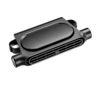 Generico Backseat Fan - 6.89 Inches 3000mAh Cordless Car Air Circulation Fan, 3 Speed Adjustable Cooling Device | Rear Seat Headrest Fans, For SUV Truck RV Sedan Travel Use