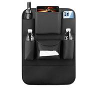 Generico Backseat Organizer - Behind The Seat Organizer, Auto Anti-Kick Mat, Multifunctional Storage Bag, Car Protector | Vehicle Interior, Travel, Road Trips, SUV, Truck For Kids, Adults, Free