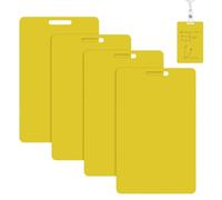 Generico Badge Cancellabile Per Blocco Note - Mini Lavagna Verticale Riutilizzabile Da 4 Pezzi - Per Pianificatori Insegnanti Studenti Infermieri Ufficio Scuole