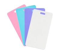 Generico Badge Notes Dry Erase - Badge Message Board | 4-Pieces Pocket-Sized Vertical Memo Whiteboard, For Home Office School Men Women Teachers Nurses Doctors