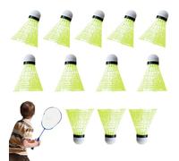 Generico Badminton Shuttlecocks - 12 Pack Nylon for Indoor Outdoor Play