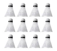 Generico Badminton Shuttlecocks - 12 Pack Nylon for Indoor Outdoor Play