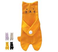 Generico Bag Charm & Earphone Case-Hugging Cat-Shaped Coin Purse, Hugging Cat-Shaped Cute Storage Case for Keys,Lipstick Bag (orange)