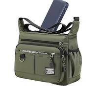 Generico Bag Men, Waterproof Oxford Sling Pack, Multi-Layer Shoulder with Secure Zipper, Lightweight Chest Bag for Daily Travel Commuting Cycling Hiking Office Urban Outdoor Carry Essentials