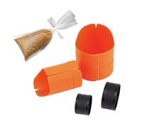 Generico Bag Refill | 50pcs Bag Loader Dissolvable Fishing Tackle Storage Bags | Universal Refill Stocking Bait Bags-Bait Loading Tools Fishing Kit Safe for Carp Ishing Tools Compatible Pellets Lures