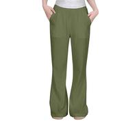 Generico Baggy Cargo Pantaloni per Bambini,Tuta Casual con Tasche Preppy Scuola Atletica Pantalone Tuta A Gamba Dritta Elastico in Vita la Spiaggia Viaggi Vacanze Abiti