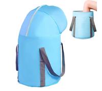 Genérico Bain De Pieds Portatile - Sergé + Feuille D'Aluminium 30x66cm | Sac De Lavage Des Pieds with Foldable Design, Insulation, Knee Pads, Portable Travel Foot Bath | Home SPA Relaxation