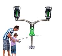 Genérico Bait Caster Reel - Double Crank Aluminum Alloy Handle | Replacement Fishing Parts, Durable Handles For Bad Weather, Fits 1000-4000 Series, Smooth Grip, Outdoor Angler Accessory