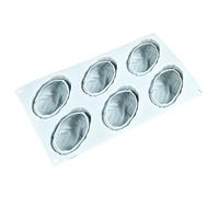 Generico Baking Molds Silicone Shapes- | 6 Cavity Nonstick Easy Release DIY Silicone Mold For Cake Muffin Cookie Dessert Candy Craft Wedding Birthday Kitchen Baking Tool