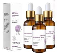 Generico Bakuchiol Retinol Rejuvenation Serum,BakuchiolRetinol Serum Korean for Face,Bakuchiol FaceSerum Korean, retinolo e vitamina per rughe bakuchiol retinolo viso siero coreano (30ml, 3pcs)