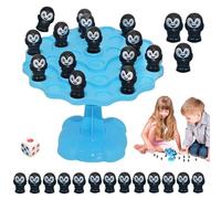 Generico Balance Board Game, Penguin Balancing, Educational Interactive Toy, 7.28x5.98x1.57 Inches, Desktop Balance Plate, for Birthdays, Family, Travel, Home Use