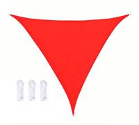 Generico balcone Vela parasole triangolare impermeabile con anello a D | parasole con corde di fissaggio incluse protezione UV per patio giardino terrazzo posto auto coperto