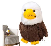 Generico Bald Eagle Plush, Colorful Bird Stuffed Animal, 6.69 inches Soft Cute Wild Birds, Portable Wildlife Collectible, Eagle Doll Toy for Kids, Adults, Home Decor and