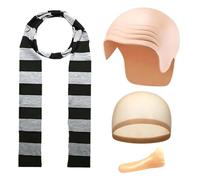 Generico Bald Hat Costume - Adjustable Strap Long Nose Costume