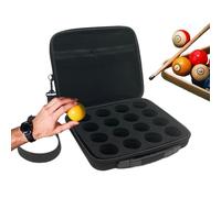 Generico Ball Carrying Case,Portable Ball Storage Holder | Billiard Carrying Box With Handle And Shoulder Strap | For Home Entertainment Game Night Outdoor Activities Competition Training