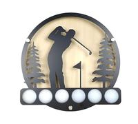 Generico Ball Display | Wall Mount Display Rack Iron Ball Collection - Balls Storage Organizer Exquisite Collector Case for Men Women Golfer Collectibles