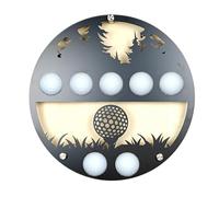 Generico Ball Display | Wall Mount Display Rack Iron Ball Collection - Balls Storage Organizer Exquisite Collector Case for Men Women Golfer Collectibles