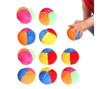Generico Ball Sack - 10-Piece Multicolor Portable Funny - Multicolored Kick Ball Hacky Bags | for Beginner Men Women Juggling Kicking Skill Building Play Exercise