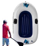 Genérico Balsa Gonfiabile - PVC 145 x 91 cm | Gonfiabile Tipo Camastro per Piscina | Barca Gonfiabile Portatile per Adulti e Bambini per Lago Spiaggia Fiume Piscina