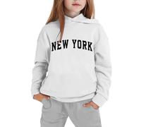 Generico Bambina Ragazzo Tuta Sportiva Ragazze Felpa Con Cappuccio Set Completo Da 2 Pezzi Costume Abito Chic Ed Elegante Natale Bimba Winter Snowsuit Bambini Casual Pullover 2-14 Anni