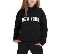 Generico Bambina Ragazzo Tuta Sportiva Ragazze Felpa Con Cappuccio Set Completo Da 2 Pezzi Costume Abito Chic Ed Elegante Natale Bimba Winter Snowsuit Bambini Casual Pullover 2-14 Anni